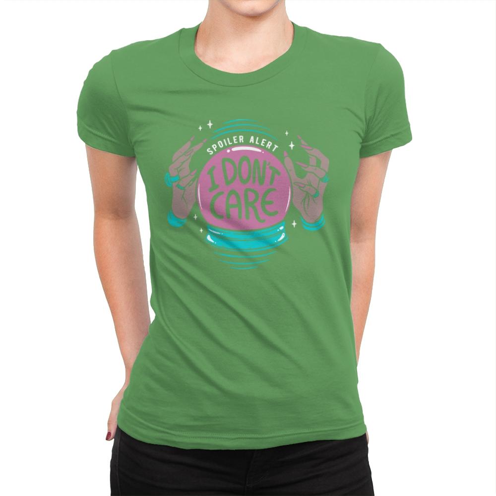 Spoiler Alert - Womens Premium T-Shirts RIPT Apparel Small / Kelly