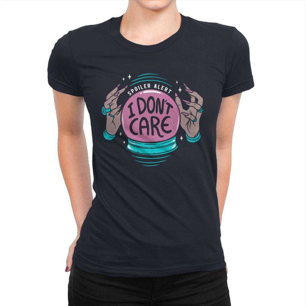 Spoiler Alert - Womens Premium T-Shirts RIPT Apparel Small / Midnight Navy