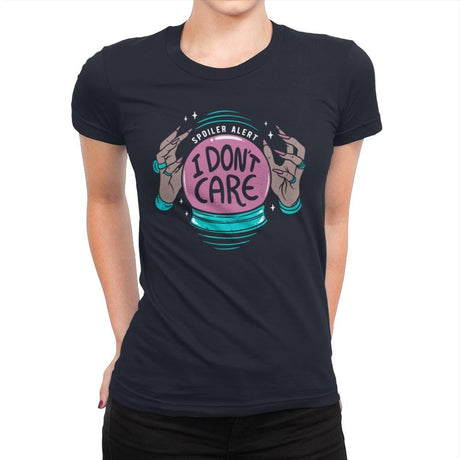 Spoiler Alert - Womens Premium T-Shirts RIPT Apparel Small / Midnight Navy