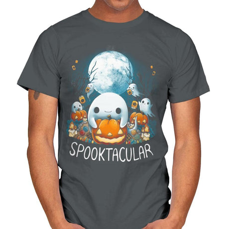 Spooktacular - Mens T-Shirts RIPT Apparel Small / Charcoal