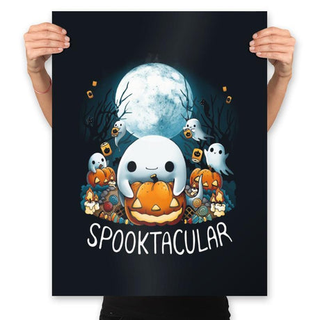 Spooktacular - Prints Posters RIPT Apparel 18x24 / Black