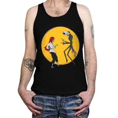 Spooky Fiction - Tanktop Tanktop RIPT Apparel X-Small / Black