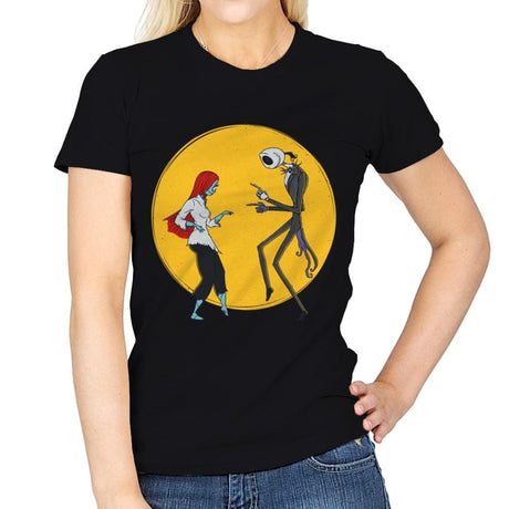 Spooky Fiction - Womens T-Shirts RIPT Apparel Small / Black