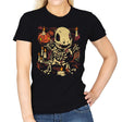 Spooky Fire Fossils - Womens T-Shirts RIPT Apparel Small / Black