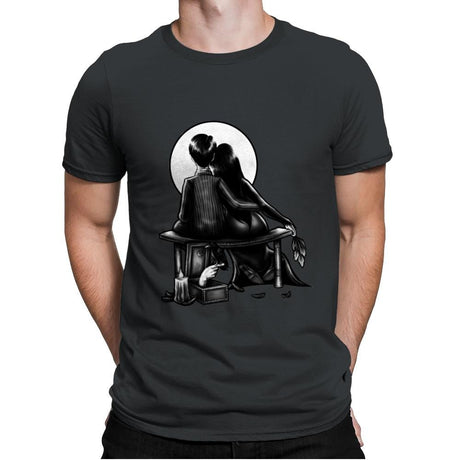 Spooky Love - Mens Premium T-Shirts RIPT Apparel Small / Heavy Metal