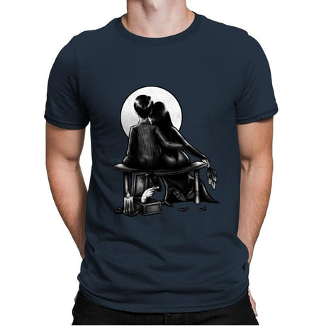 Spooky Love - Mens Premium T-Shirts RIPT Apparel Small / Indigo