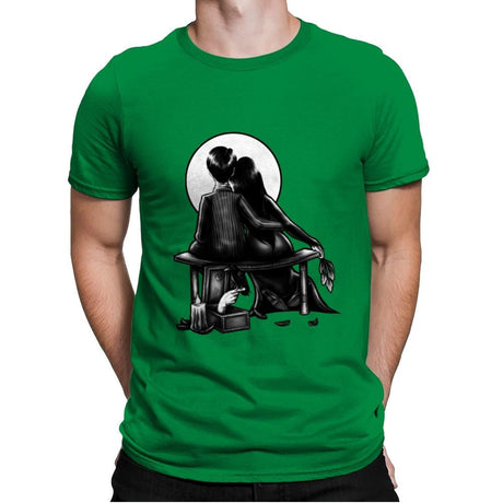 Spooky Love - Mens Premium T-Shirts RIPT Apparel Small / Kelly Green