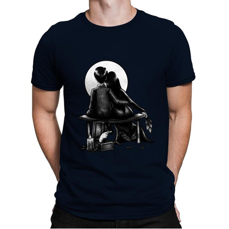 Spooky Love - Mens Premium T-Shirts RIPT Apparel Small / Midnight Navy