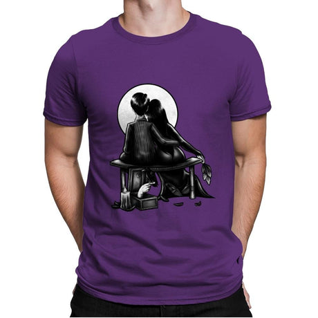 Spooky Love - Mens Premium T-Shirts RIPT Apparel Small / Purple Rush