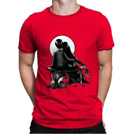 Spooky Love - Mens Premium T-Shirts RIPT Apparel Small / Red
