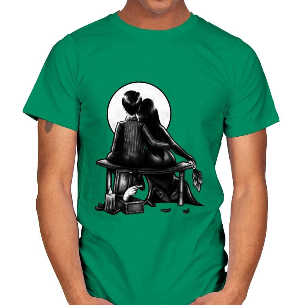 Spooky Love - Mens T-Shirts RIPT Apparel Small / Kelly Green