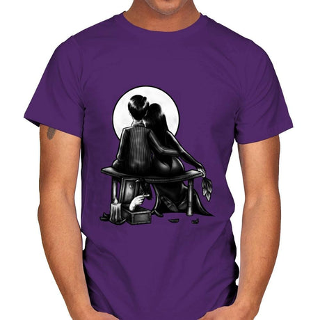 Spooky Love - Mens T-Shirts RIPT Apparel Small / Purple