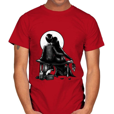 Spooky Love - Mens T-Shirts RIPT Apparel Small / Red