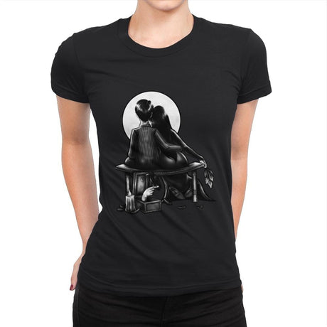 Spooky Love - Womens Premium T-Shirts RIPT Apparel Small / Black