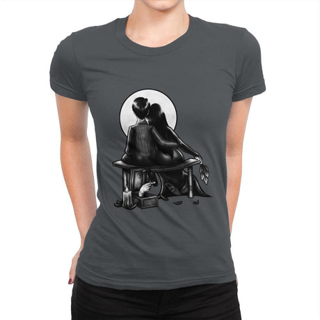 Spooky Love - Womens Premium T-Shirts RIPT Apparel Small / Heavy Metal