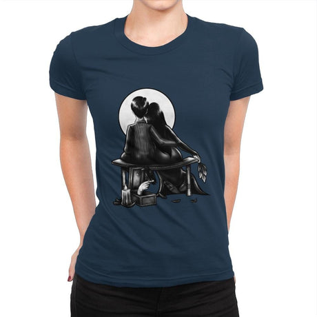 Spooky Love - Womens Premium T-Shirts RIPT Apparel Small / Midnight Navy