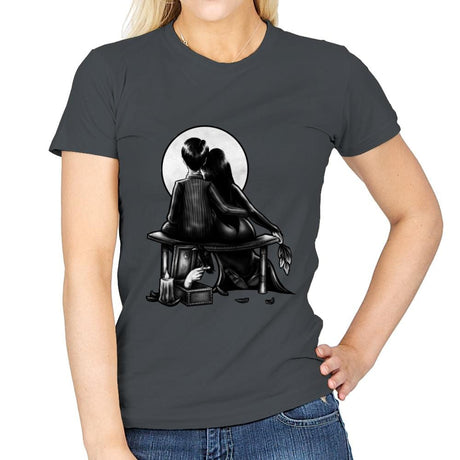 Spooky Love - Womens T-Shirts RIPT Apparel Small / Charcoal