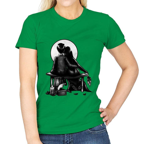Spooky Love - Womens T-Shirts RIPT Apparel Small / Irish Green