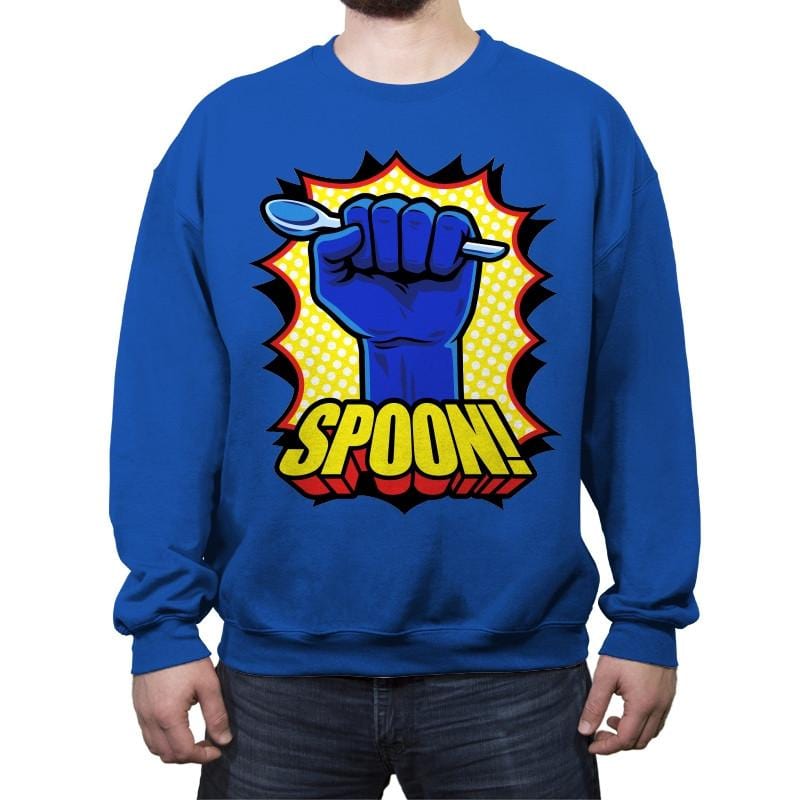 SPOON! - Crew Neck Sweatshirt Crew Neck Sweatshirt RIPT Apparel