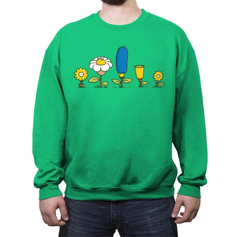 Spring Field - Crew Neck Sweatshirt Crew Neck Sweatshirt RIPT Apparel Small / Irish Green