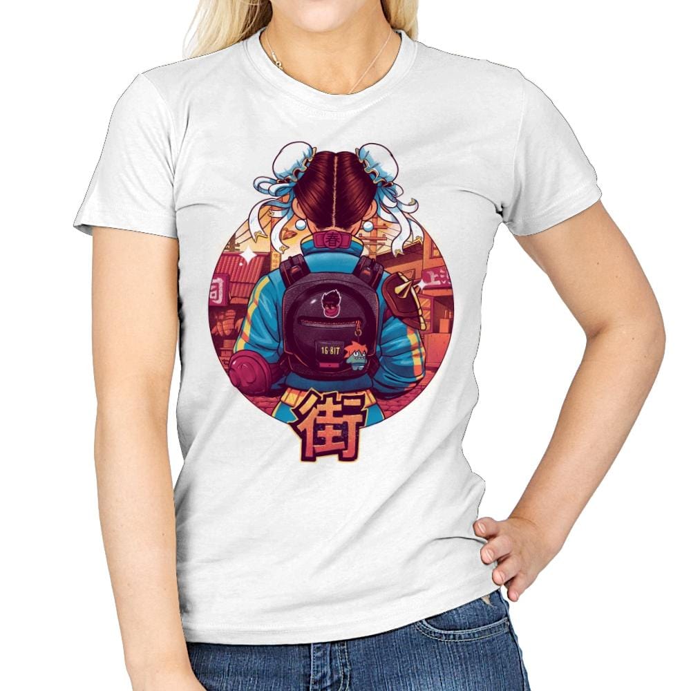 Spring Fighter - Womens T-Shirts RIPT Apparel Small / White
