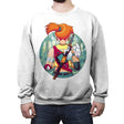 Spring Mist - Crew Neck Sweatshirt Crew Neck Sweatshirt RIPT Apparel Small / White