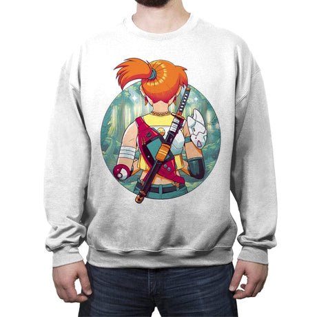Spring Mist - Crew Neck Sweatshirt Crew Neck Sweatshirt RIPT Apparel Small / White