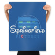 Springfield Pictures - Prints Posters RIPT Apparel 18x24 / Royal