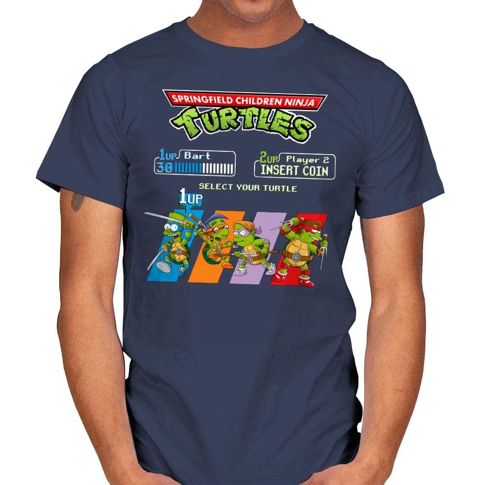 Springfield Turtles  - Mens T-Shirts RIPT Apparel Small / Navy