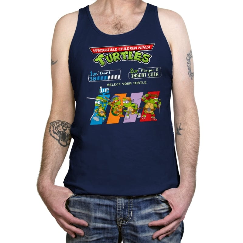 Springfield Turtles  - Tanktop Tanktop RIPT Apparel X-Small / Navy