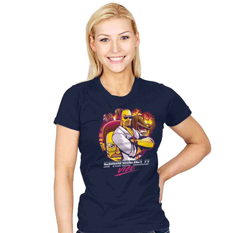 Springfield Vice - Womens T-Shirts RIPT Apparel