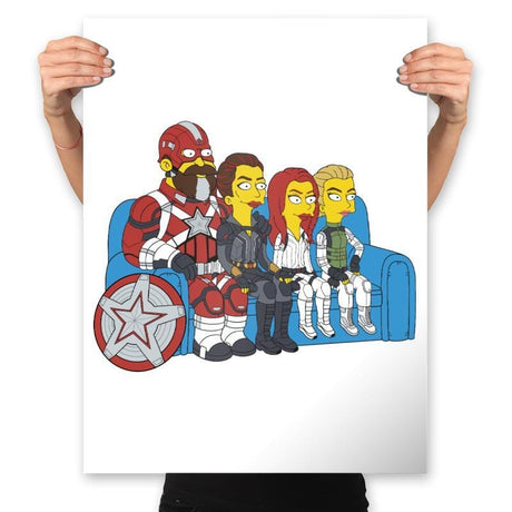 Spy Family - Prints Posters RIPT Apparel 18x24 / White