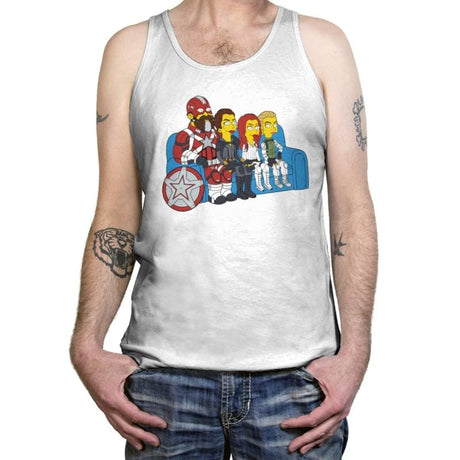 Spy Family - Tanktop Tanktop RIPT Apparel X-Small / White