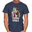 Squad Goals - Mens T-Shirts RIPT Apparel Small / Navy