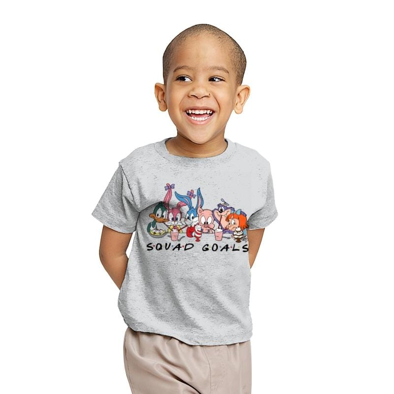 Squad Goals - Youth T-Shirts RIPT Apparel X-small / Sport grey