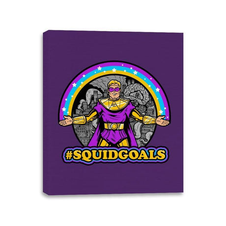 Squidgoals - Canvas Wraps Canvas Wraps RIPT Apparel 11x14 / Purple