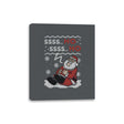 Ssss Ho! - Ugly Holiday - Canvas Wraps Canvas Wraps RIPT Apparel 8x10 / Charcoal