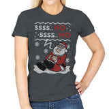 Ssss Ho! - Ugly Holiday - Womens T-Shirts RIPT Apparel Small / Charcoal