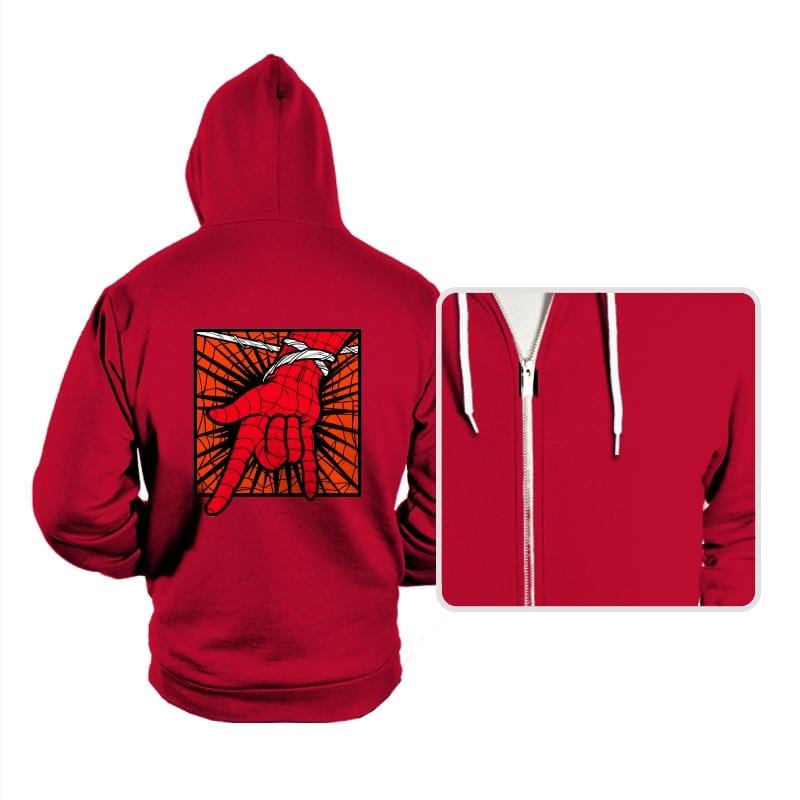 St. Angerman - Hoodies Hoodies RIPT Apparel Small / Red
