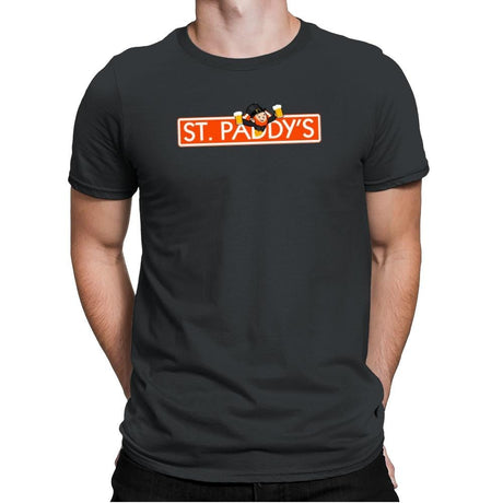 St. Paddy's Exclusive - St Paddys Day - Mens Premium T-Shirts RIPT Apparel Small / Heavy Metal