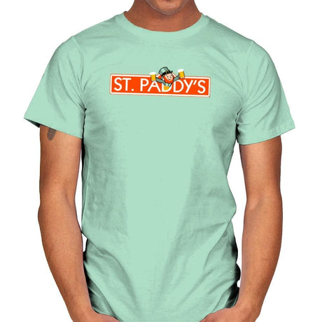 St. Paddy's Exclusive - St Paddys Day - Mens T-Shirts RIPT Apparel Small / Mint Green