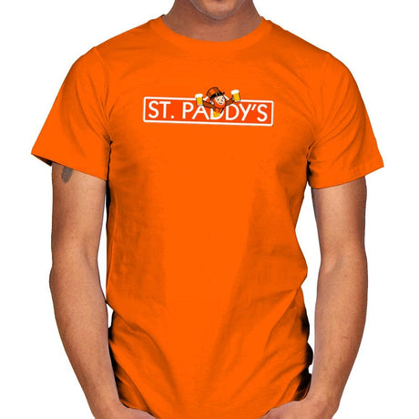 St. Paddy's Exclusive - St Paddys Day - Mens T-Shirts RIPT Apparel Small / Orange