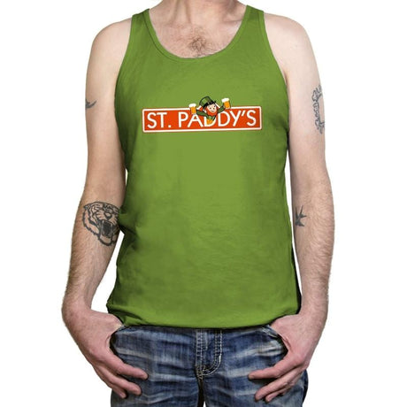 St. Paddy's Exclusive - St Paddys Day - Tanktop Tanktop RIPT Apparel X-Small / Leaf