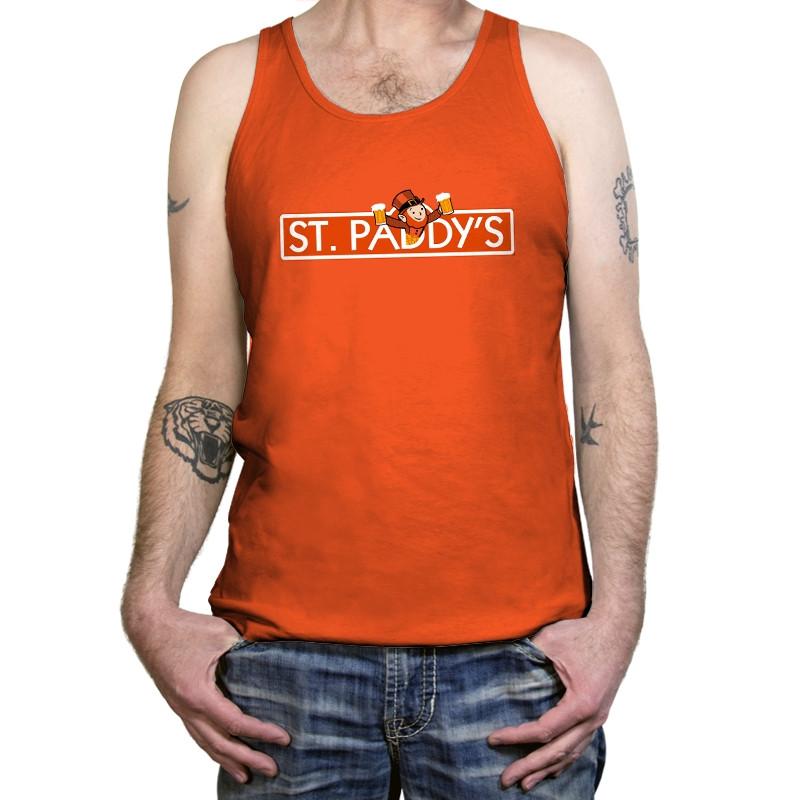 St. Paddy's Exclusive - St Paddys Day - Tanktop Tanktop RIPT Apparel X-Small / Orange