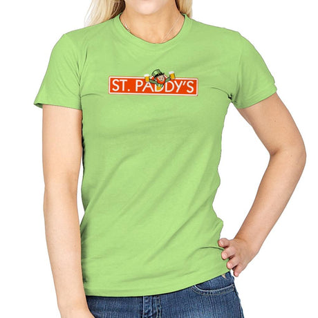 St. Paddy's Exclusive - St Paddys Day - Womens T-Shirts RIPT Apparel Small / Mint Green