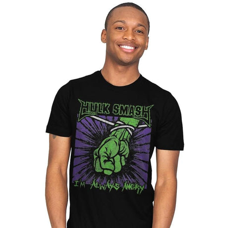 St. Smasher - Mens T-Shirts RIPT Apparel Small / Black