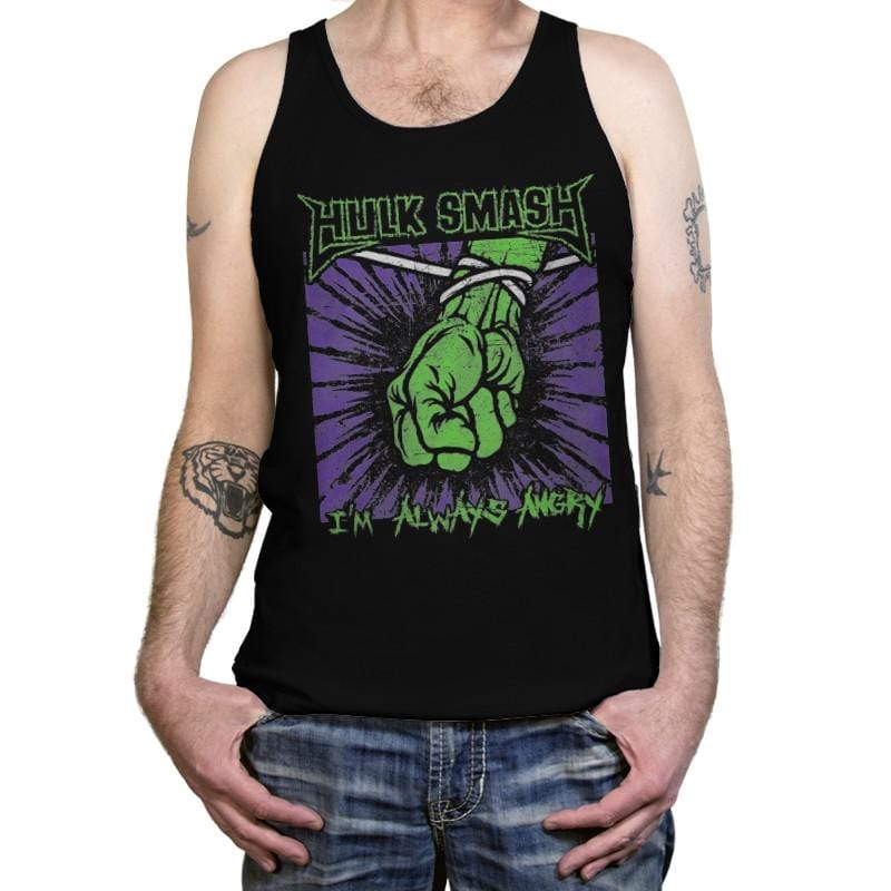 St. Smasher - Tanktop Tanktop RIPT Apparel X-Small / Black