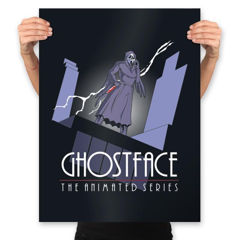 Stabman: The Animated Ghost - Prints Posters RIPT Apparel 18x24 / Black