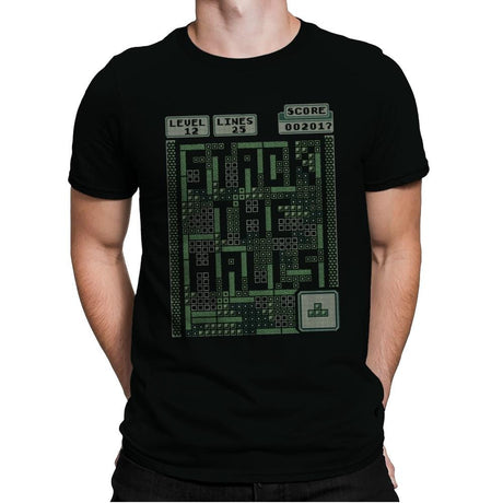 Stack the Halls - Ugly Holiday - Mens Premium T-Shirts RIPT Apparel Small / Black