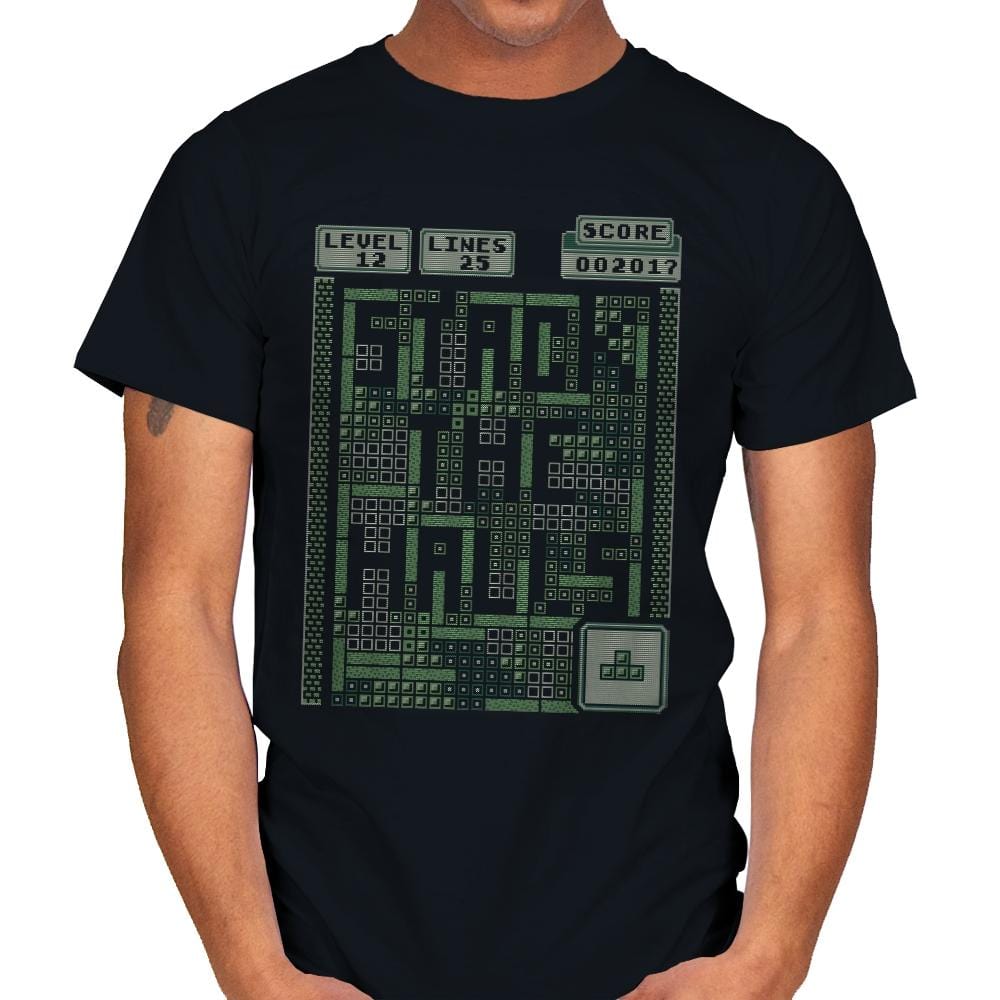 Stack the Halls - Ugly Holiday - Mens T-Shirts RIPT Apparel Small / Black